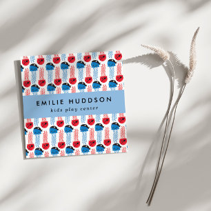 Pirate Jellyfish, Play Centre, Activity Centre Square Business Card