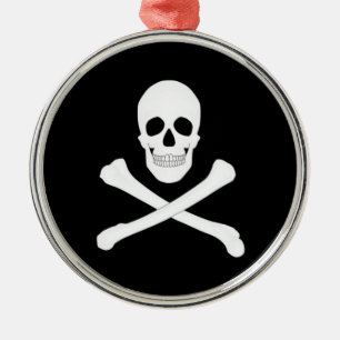 Pirate (Jolly Roger) Flag Ceramic Ornament