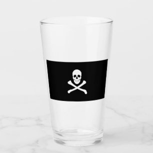 Pirate (Jolly Roger) Flag Glass