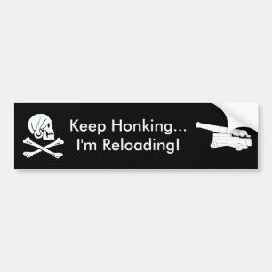 Pirate Keep Honking Bumper Sticker