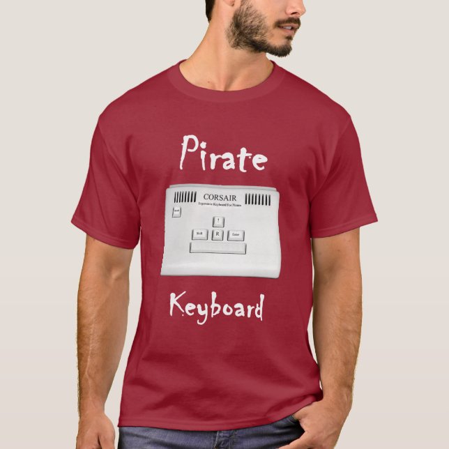 Pirate Keyboard T-Shirt (Front)