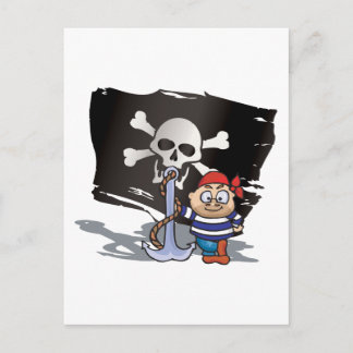 Pirate Kid Postcard