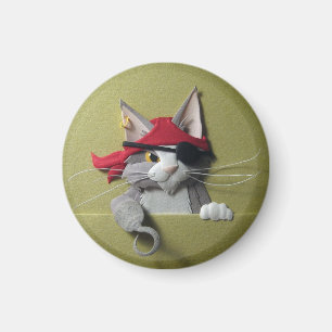 Pirate Kitten #2 Magnet