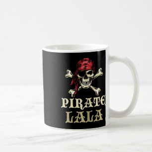 Pirate Lala Skull Matching Grandma Halloween Costu Coffee Mug