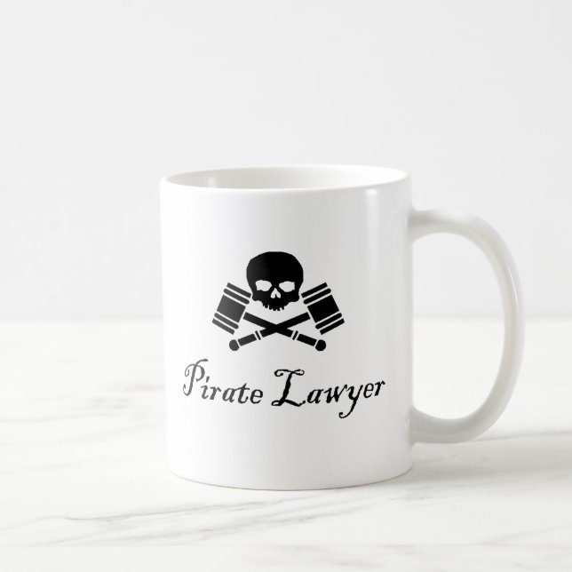 Pirate Lawyer Hostile Take Over Mug (Right)