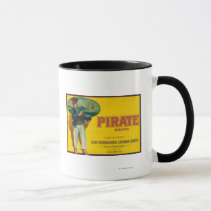 Pirate Lemon LabelSan Fernando, CA Mug