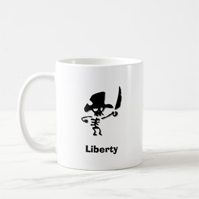 Pirate Liberty Coffee Mug (Left)