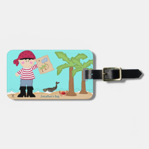 Pirate Luggage Tag