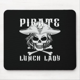 Pirate Lunch Lady Family Halloween Costume Mouse Pad