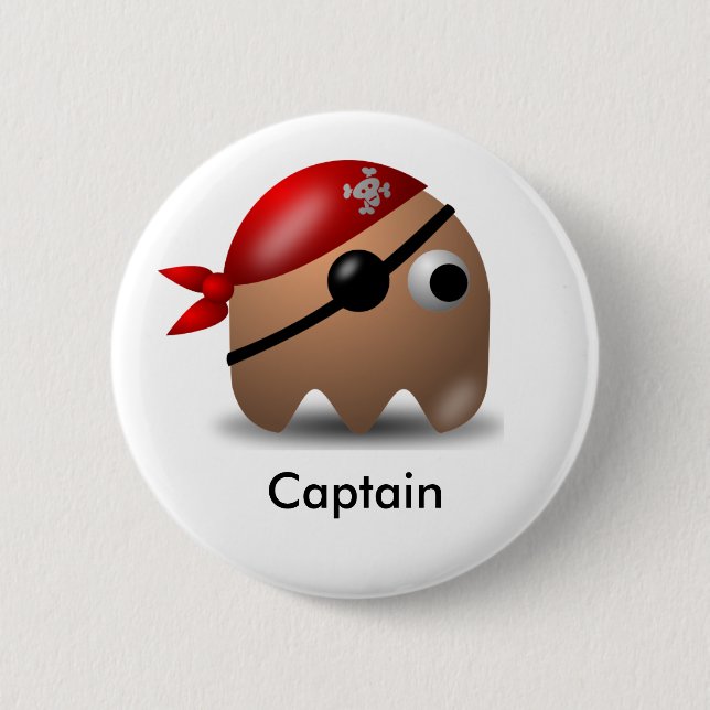 Pirate_Magnet1 6 Cm Round Badge (Front)