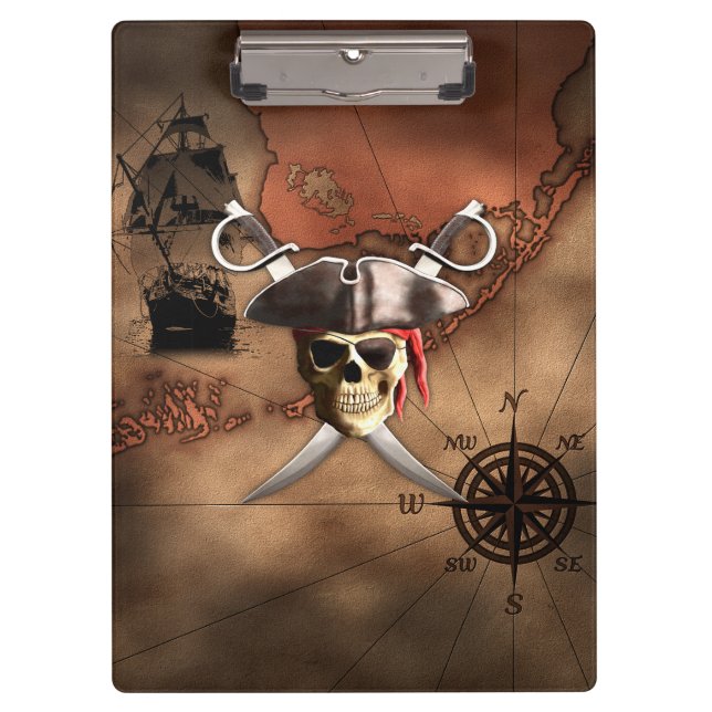 Pirate Map Clipboard (Front)
