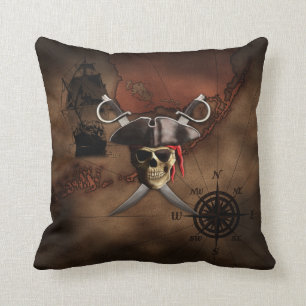 Pirate Map Cushion