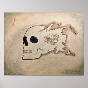 Pirate map "Dangerous Waters" by David Good Poster