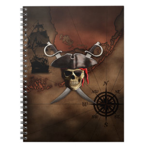 Pirate Map Notebook