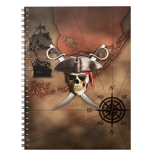 Pirate Map Notebook (Front)