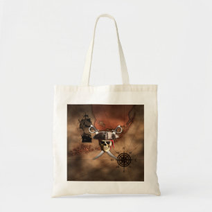 Pirate Map Tote Bag