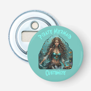 Pirate Mermaid Lady Thunder_Cove Bottle Opener