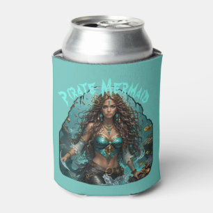 Pirate Mermaid Lady Thunder_Cove Can Cooler