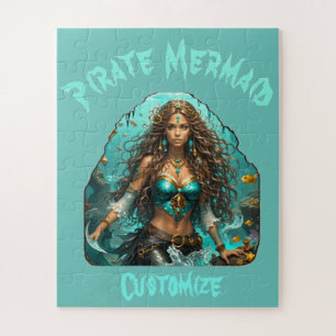 Pirate Mermaid Lady Thunder_Cove Jigsaw Puzzle