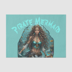 Pirate Mermaid Lady Thunder_Cove Tissue Paper
