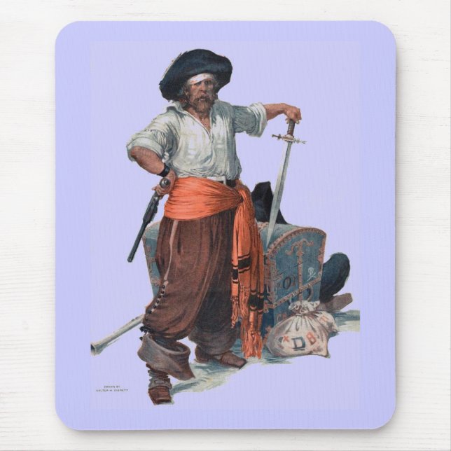 Pirate Mouse Pad (Front)