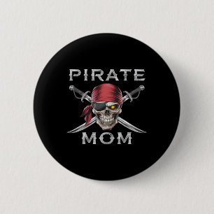 Pirate Mum 6 Cm Round Badge