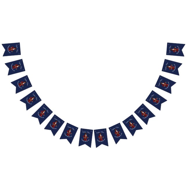 Pirate Nautical Blue Boy Bunting (All)