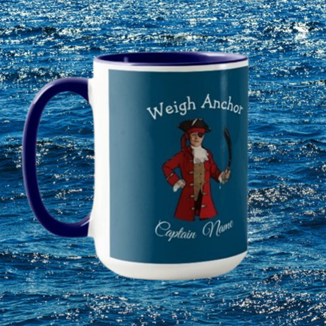 Pirate nautical boy mug (Celebrate a Pirate Party Under the Sea with the Perfect Birthday Gift!)