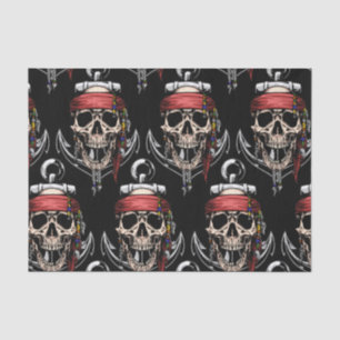 Pirate  Nautical  Skulls Tissue Paper