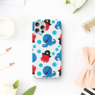 Pirate Octopus, Octopus Pattern, Sea Animals iPhone 11 Case