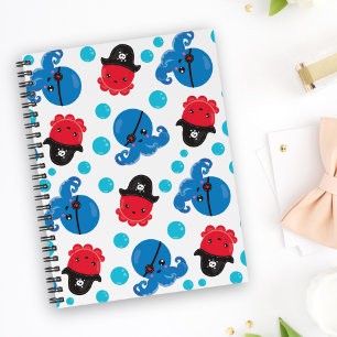 Pirate Octopus, Octopus Pattern, Sea Animals Planner