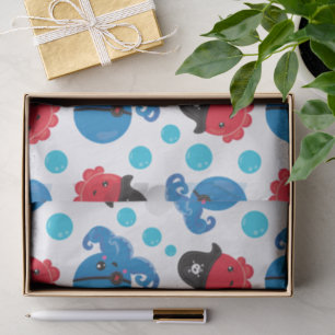 Pirate Octopus, Octopus Pattern, Sea Animals Tissue Paper