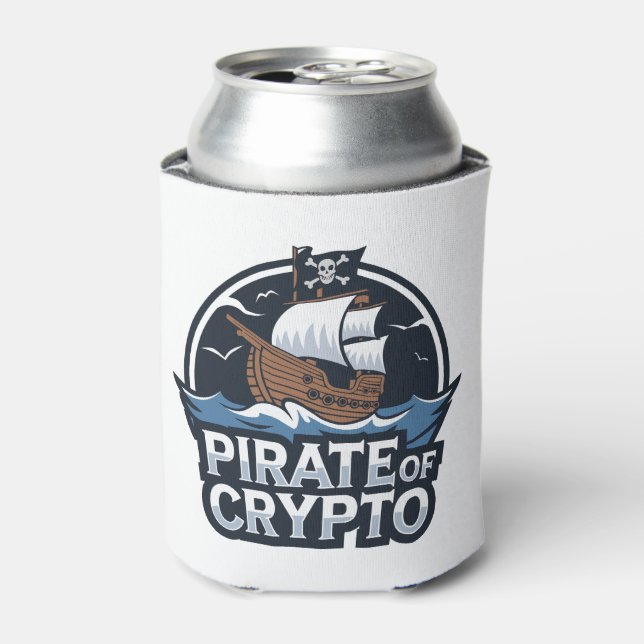Pirate of Crypto Can Cooler (Can Front)