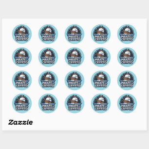 Pirate of Crypto Classic Round Sticker
