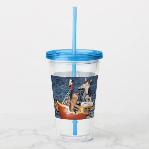 Pirate of the Cat-i-bian - Cat Acrylic Tumbler