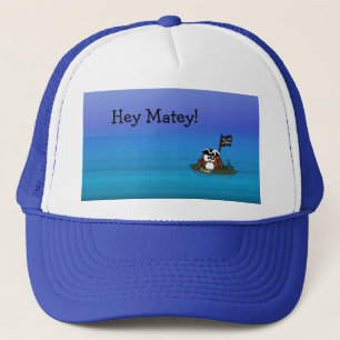 pirate owl - fashion accessories trucker hat