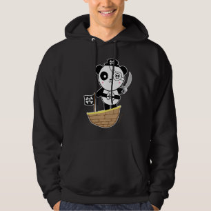 Pirate Panda Bear Jacket Hoodie