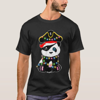 Pirate Panda Lights Pajama For N T-Shirt