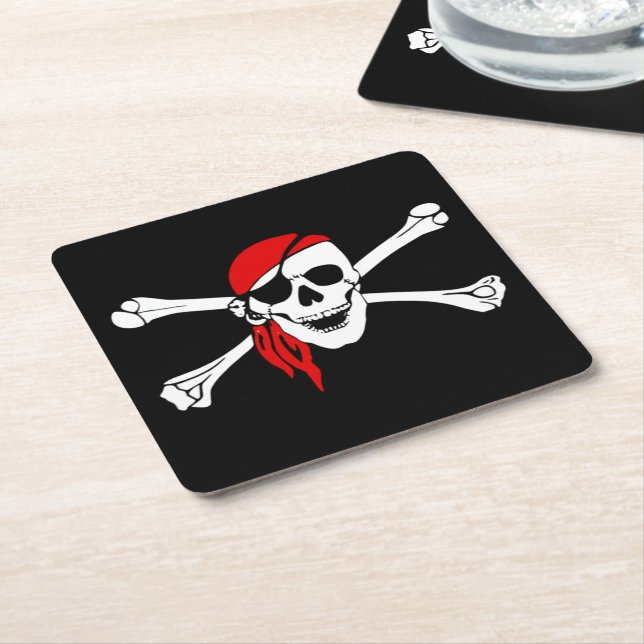 Pirate Paper Coasters (Angled)