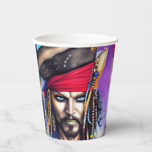 Pirate Paper Cups (Front)