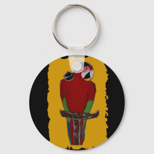 Pirate Parrot Key Ring