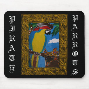 Pirate Parrot Mouse Pad