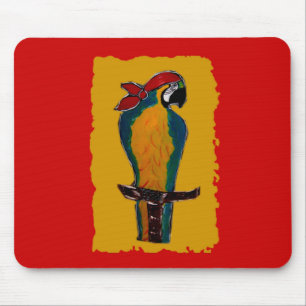 Pirate Parrot Mouse Pad