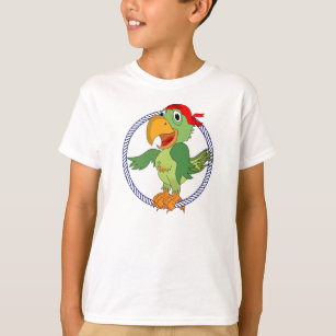 Pirate Parrot Nautical Print T-Shirt