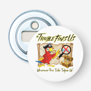 pirate parrot quote bottle opener