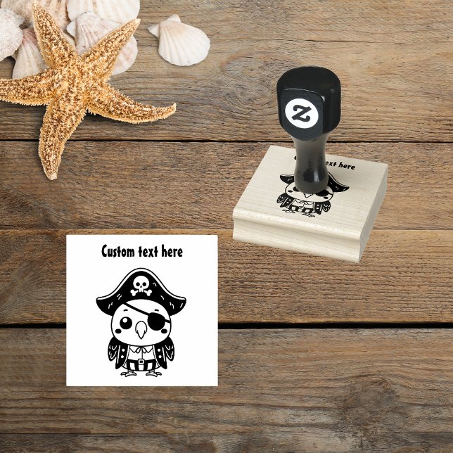 Pirate Parrot Rubber Stamp (Creator Uploaded)