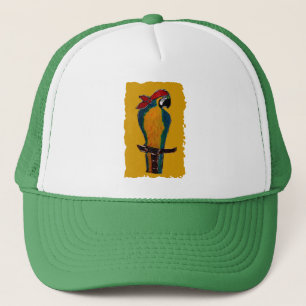 Pirate Parrot Trucker Hat