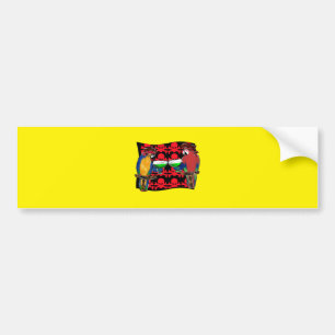 PIRATE PARROTS BUMPER STICKER