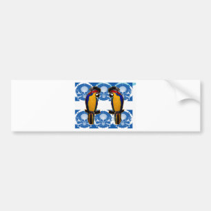 Pirate Parrots Bumper Sticker