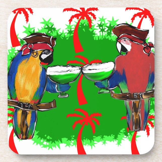 PIRATE PARROTS COASTER (Front)